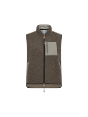 Mos mosh Rowe Eli teddy gilet - olive