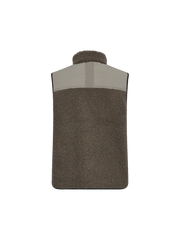 Mos mosh Rowe Eli teddy gilet - olive