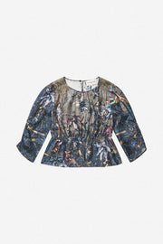Munthe Virago silk print blouse