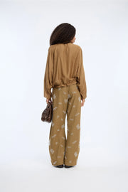 Munthe Vigil blouse - tobacco
