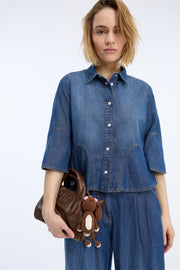 Munthe Vunna denim top