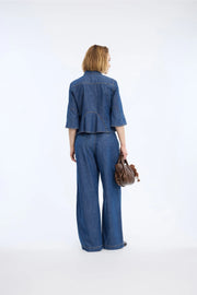 Munthe Vunna denim top