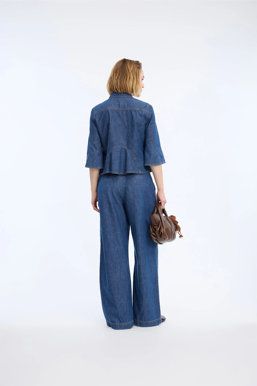 Munthe Vunna denim top