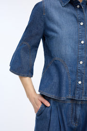 Munthe Vunna denim top