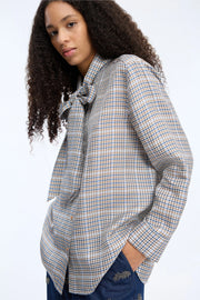 Munthe Veiling check blouse