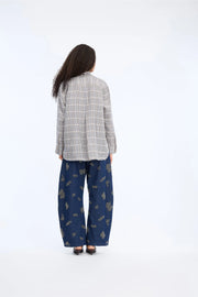 Munthe Veiling check blouse