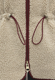 Mos mosh Elisa Eli teddy jacket - feather grey