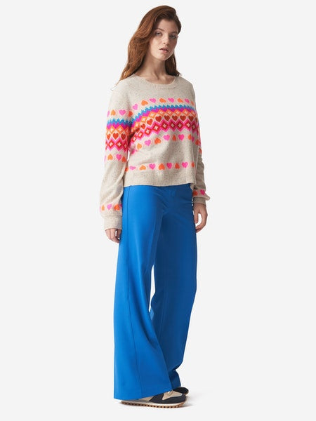 Brodie Cashmere Rainbow Fairisle jumper Un Common