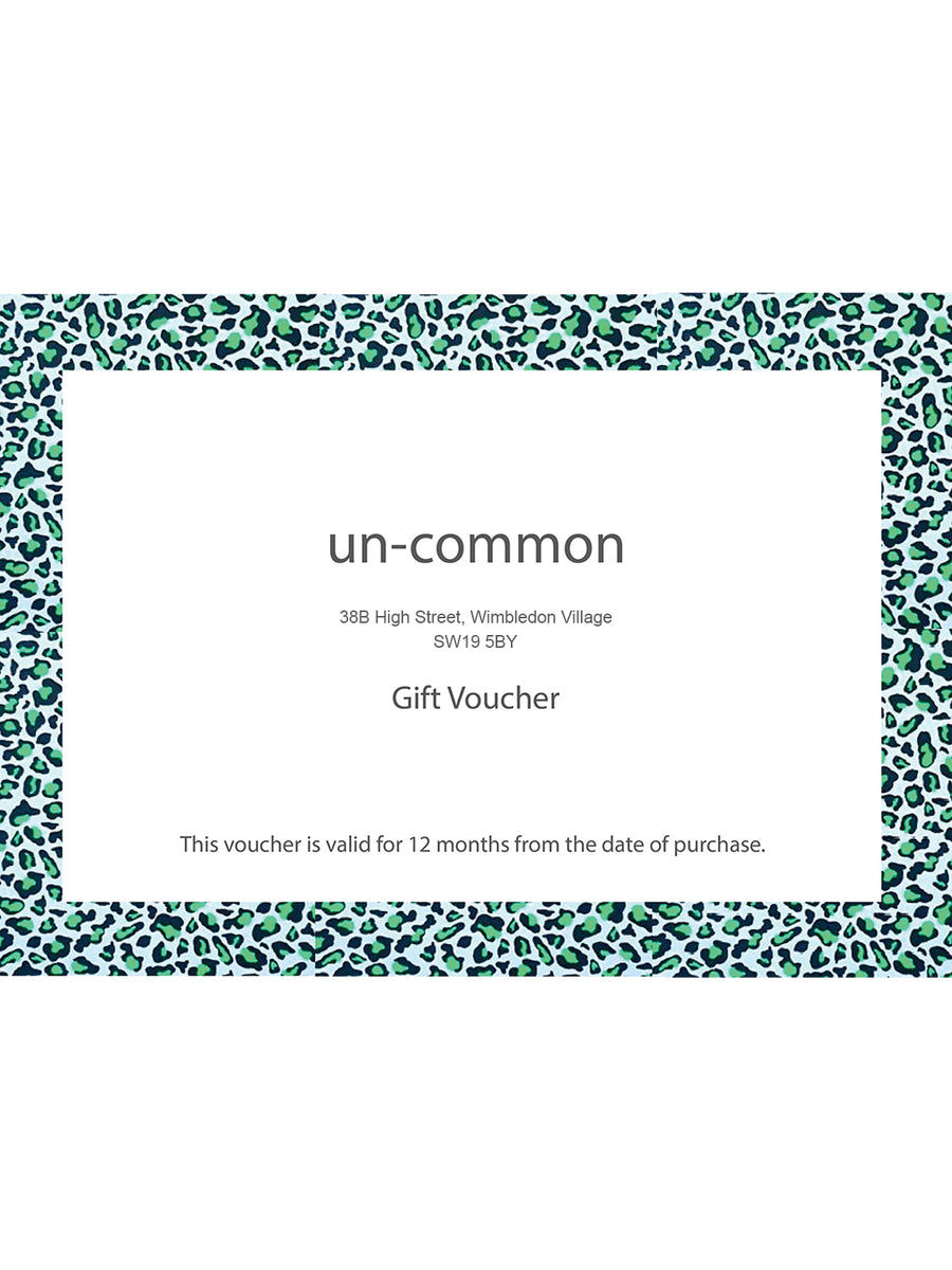 Image of a gift voucher for un-common