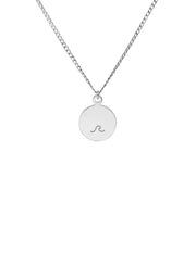 Hart + Stone sterling silver wave / mountain necklace